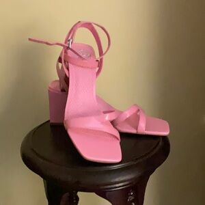 Vince Camuto Pink Wedge Sandals